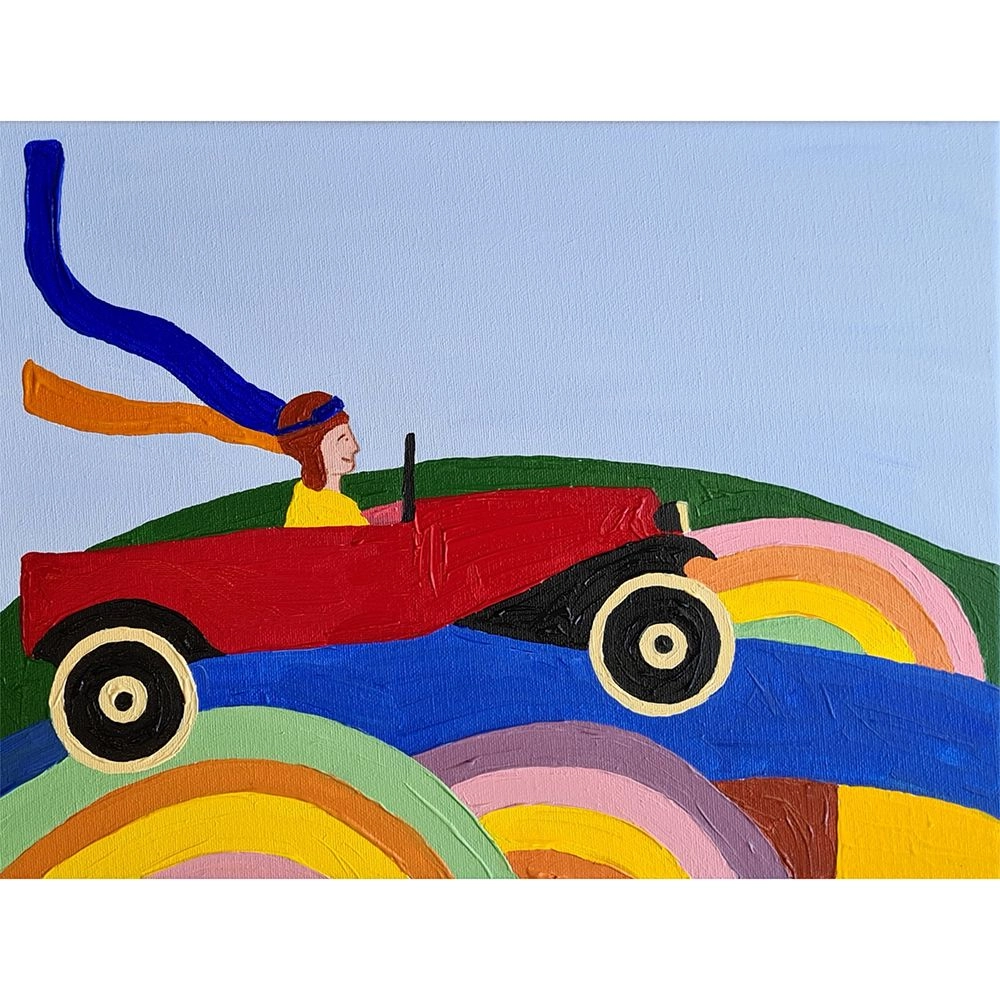 KIDZ LOVE ART Magical Journey - 30x40cm 7x75ml paints