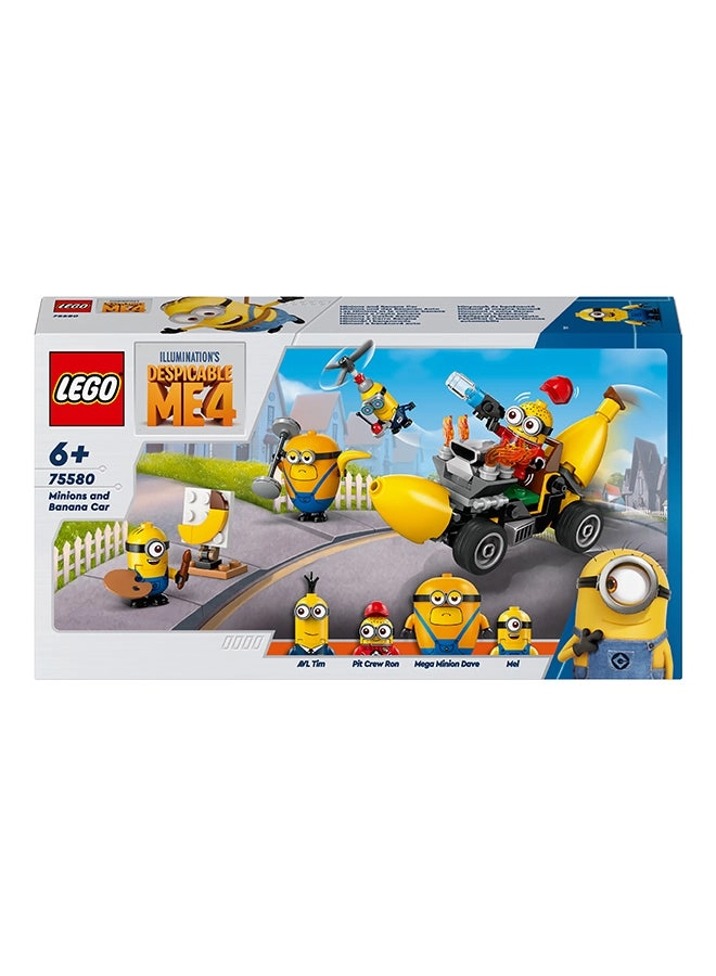 Despicable Me 4 Minions and Banana Car