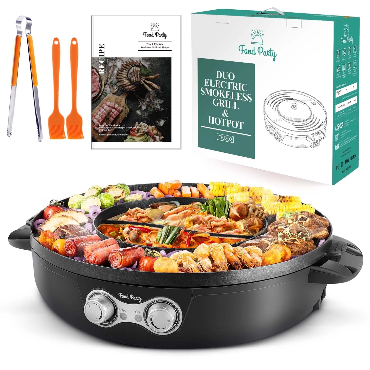 Food Party Hot Pot and Grill - 1 42 cm