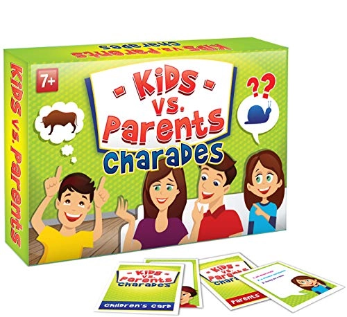 Kids vs Parents Charades - 6 years and up 54 cards