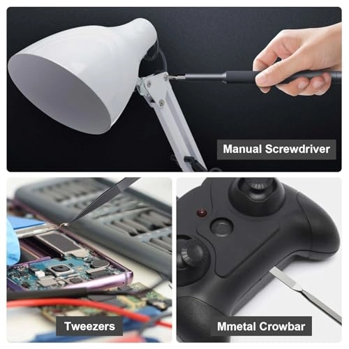 Mini Cordless Electric Screwdriver Kit - 350mAh