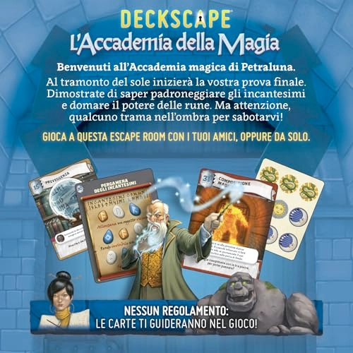 Deckscape: L'Academia Della Magia - Escape Room Cooperative (Italian)