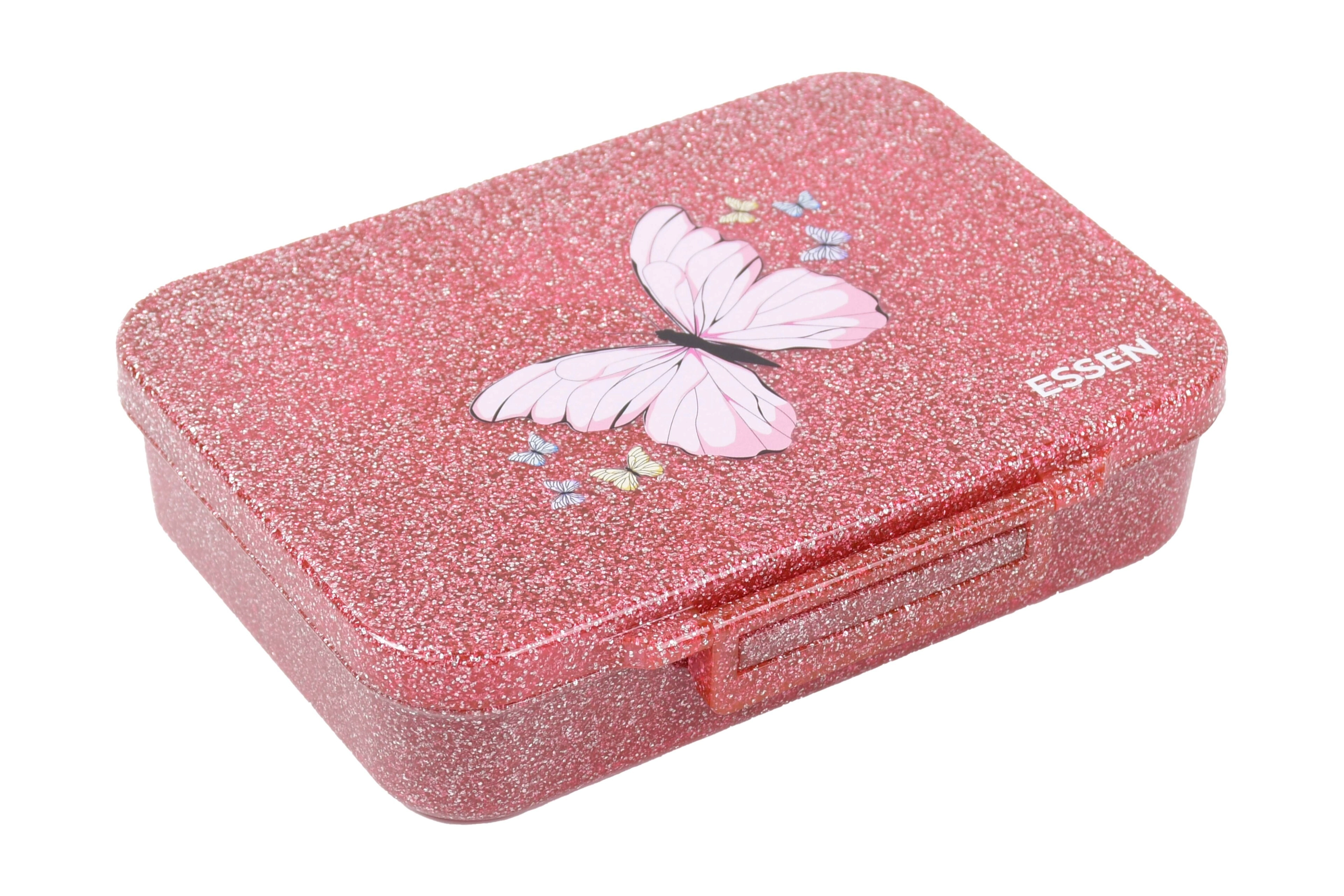 Tritan Bento Lunch Box - Pink Butterfly