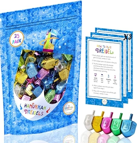 The Dreidel Company Dreidels - English Ages 3 and up 25Pack