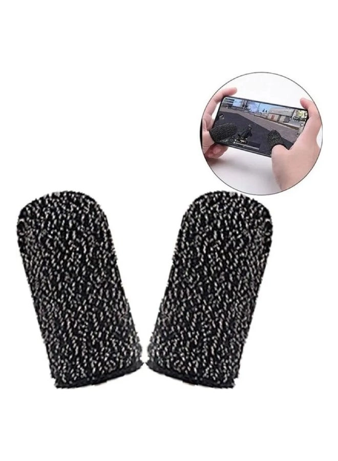 AK-77 - Black Fan + Finger Gloves - 1 Pair Touch Trigger