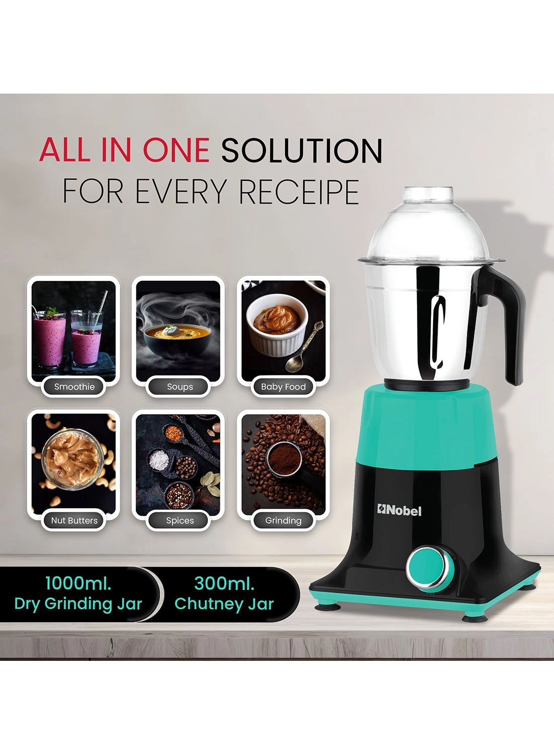 NB301SS - 1300 Milliliters 550 watts