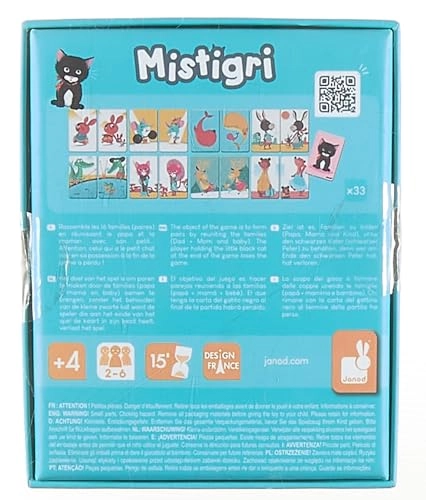 Matching Mistigri Game - 4+ 33 pieces
