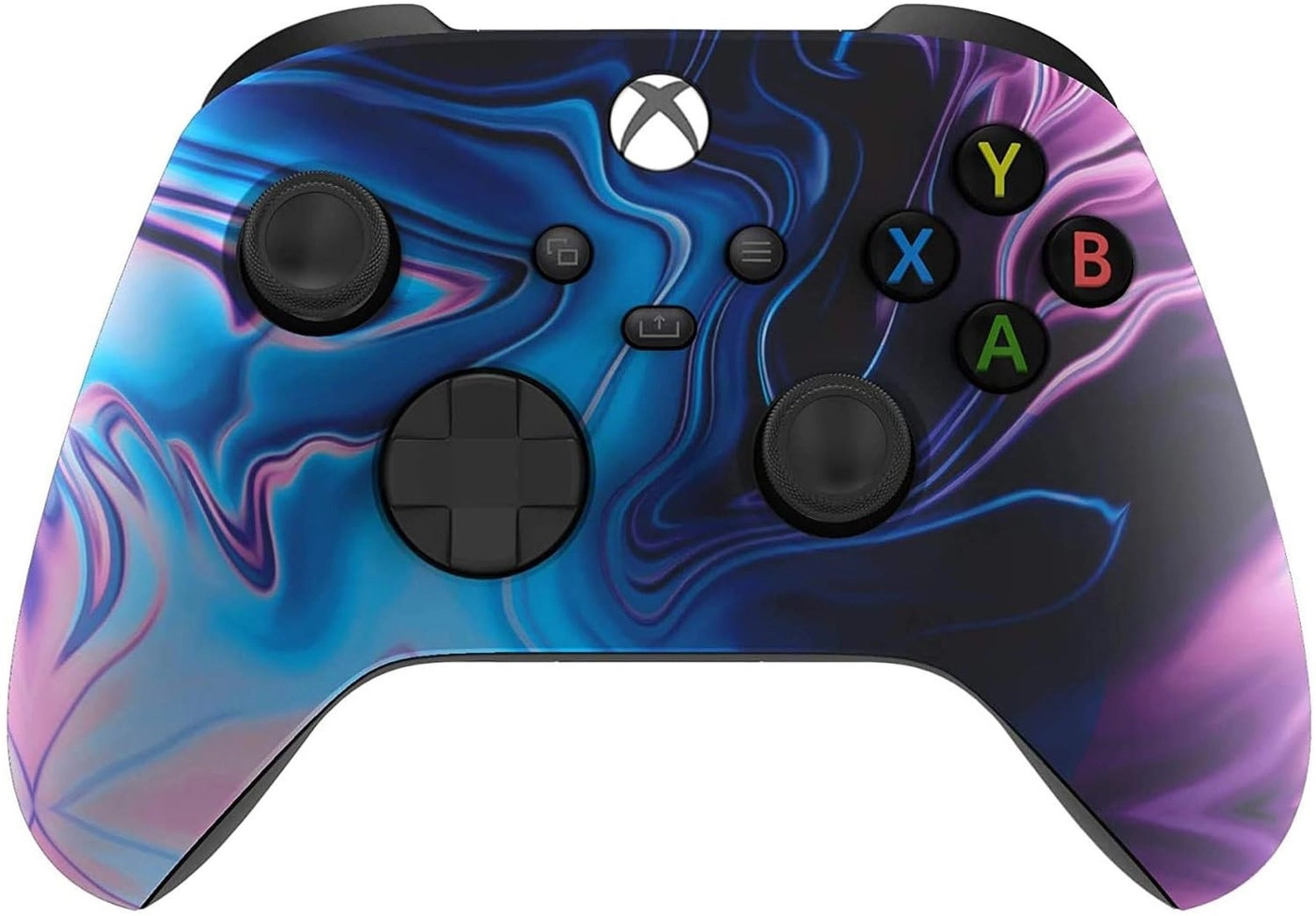 Wireless Controller - Blue & Purple Swirl