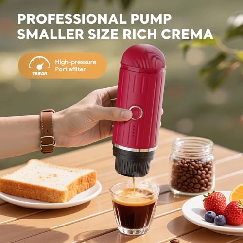 Portable Coffee Maker - powder capsules