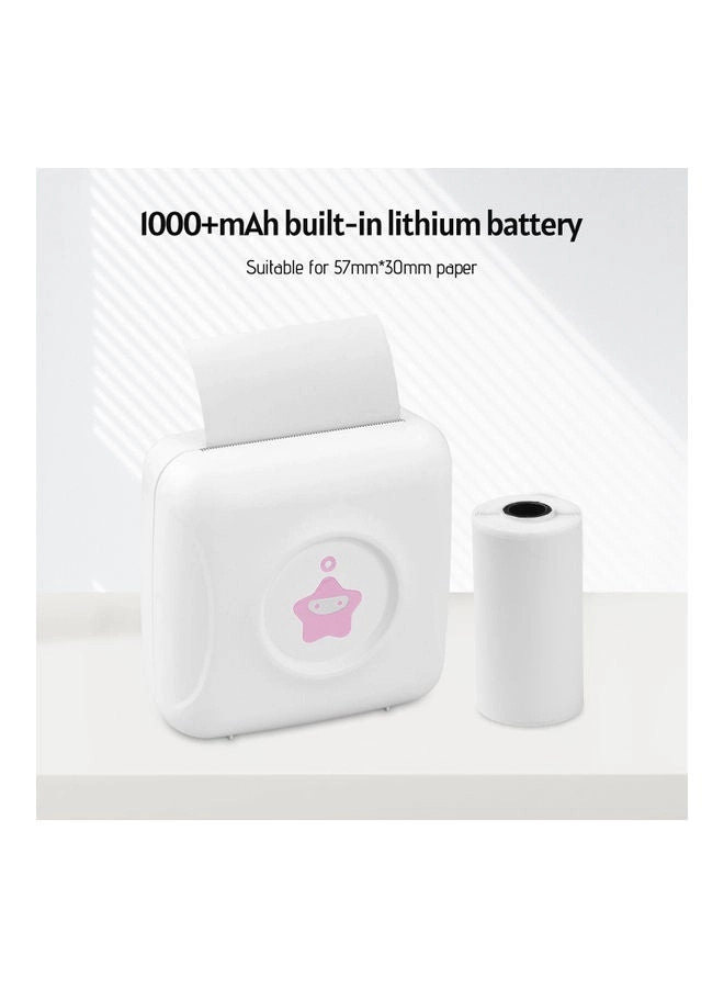 Mini Portable Thermal Label Printer - Pocket thermal 1000+mAh 57mm