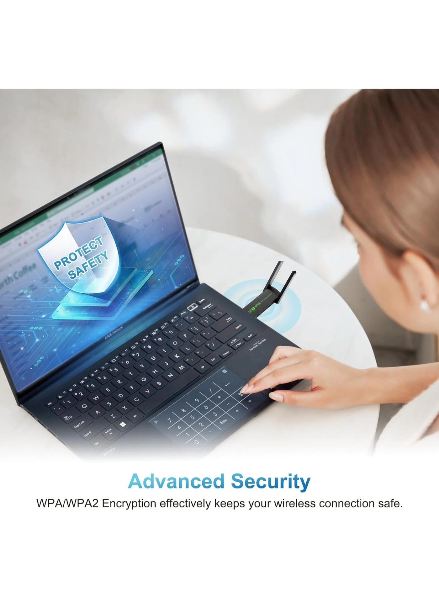 Wireless USB WiFi Adapter - Dual Band 2.4/5Ghz USB Wireless