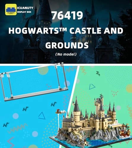 LEGO Acrylic Display Case - Harry Potter Hogwarts Castle and Grounds