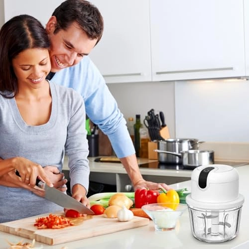 Electric Kitchen Chopper - 350 ml USB Type-C Charging