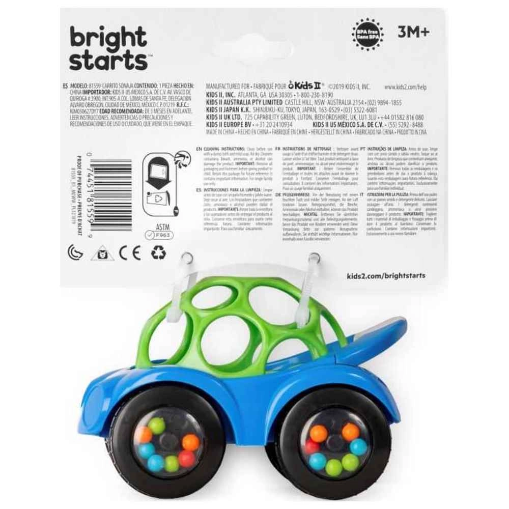 Rattle & Roll Toy - Suitable for 3 months & above Oball 1pc