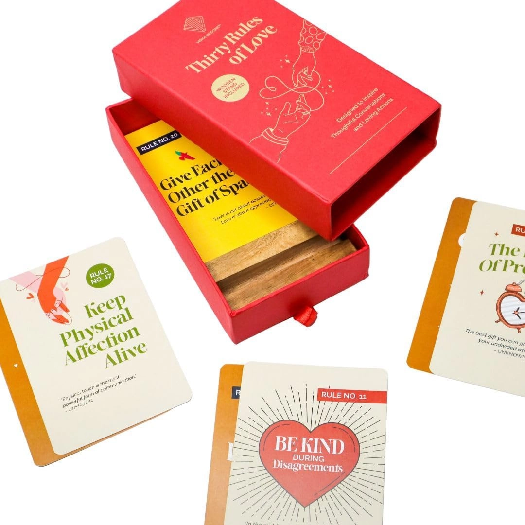 Vibha Designs Thirty Rules of Love - 30 Cards for Couples