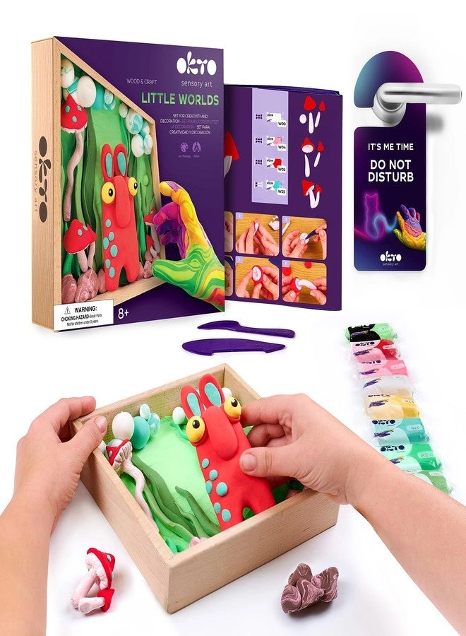 Okto Little Worlds “Mommy Troll” - Foam Air-Dry Modeling Clay