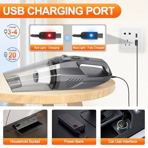 Handheld Vacuum Cleaner - 2000mAh