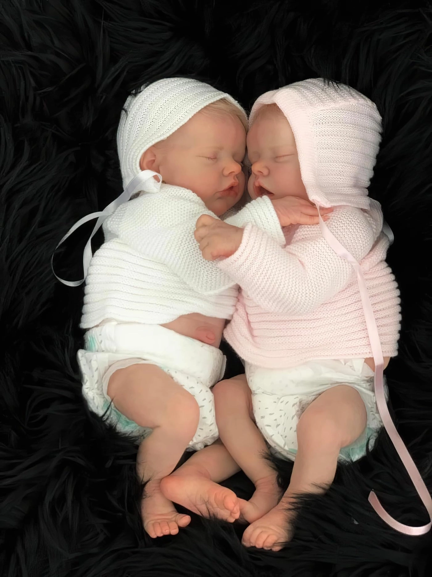 Reborn Baby Doll - 18 Inch Full Body Vinyl Boy & Girl Gift Set