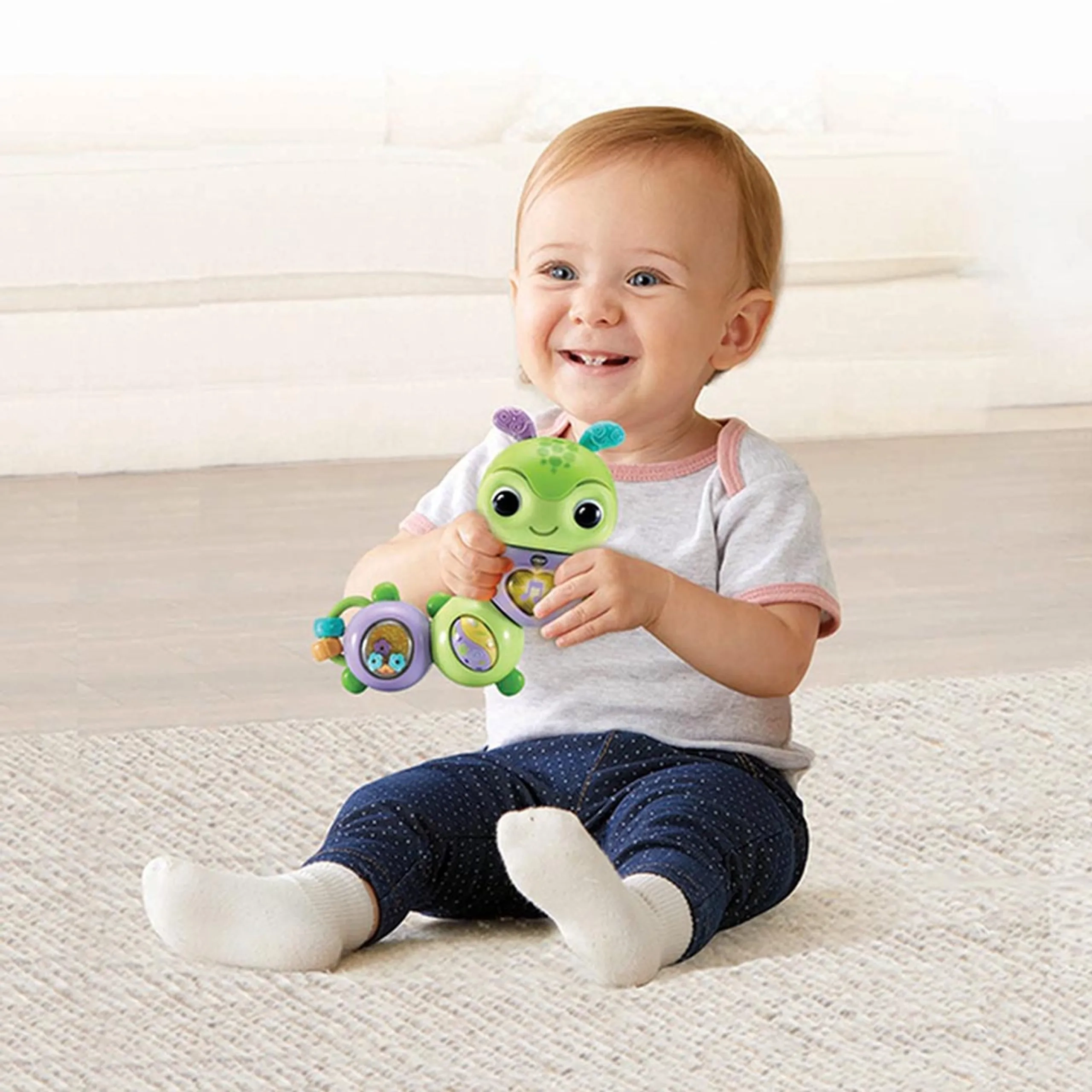 Twist And Explore Caterpillar Rattle - 3-18 months