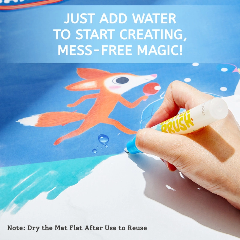 Magic Doodle Mat - brush stamps rollers