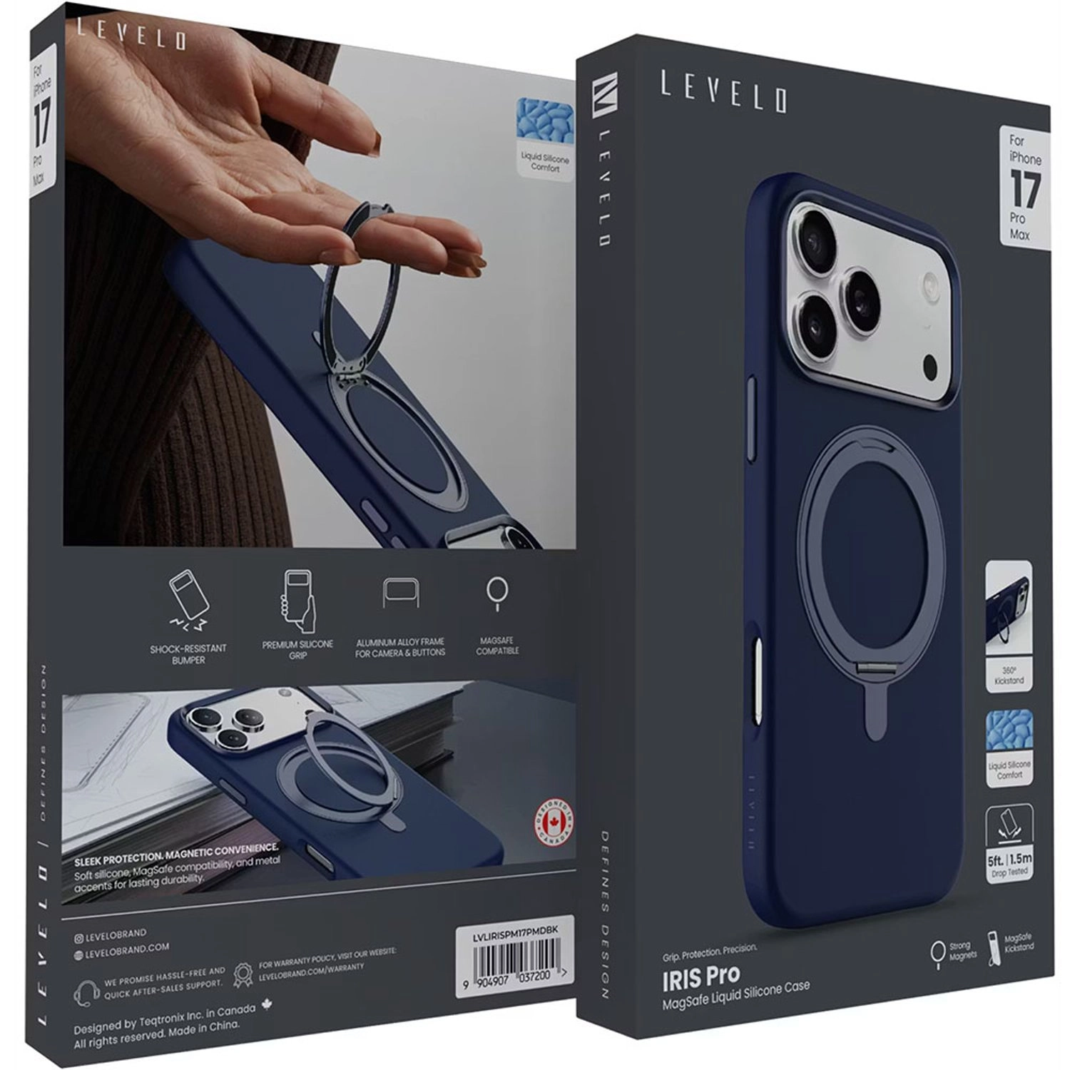 Iris Pro Silicone Case with MagSafe for iPhone 17 Pro Max