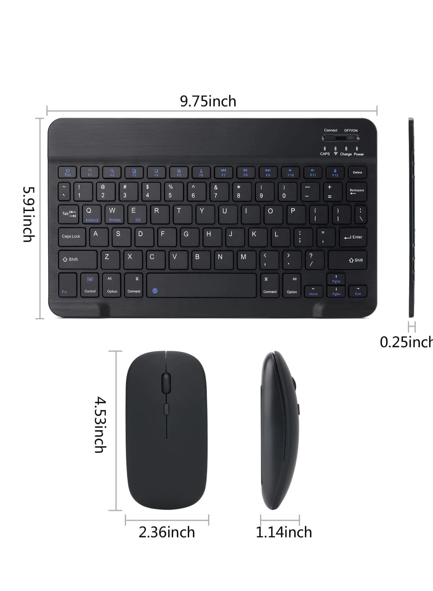 Keyboard and Mouse Combo - US Wireless