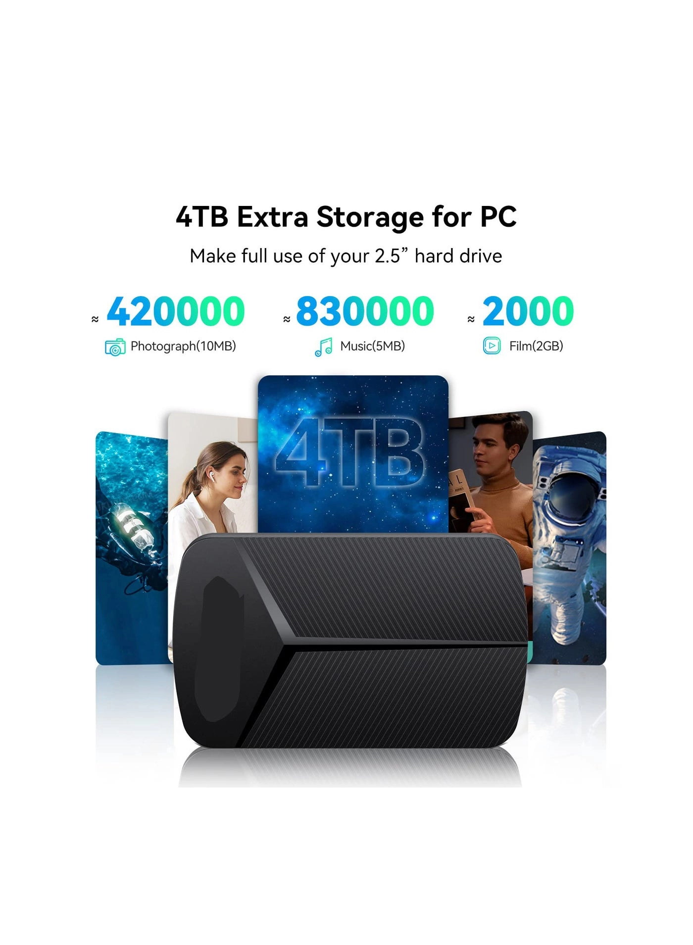 Hard Drive Enclosure - 2.5 Inch 7mm