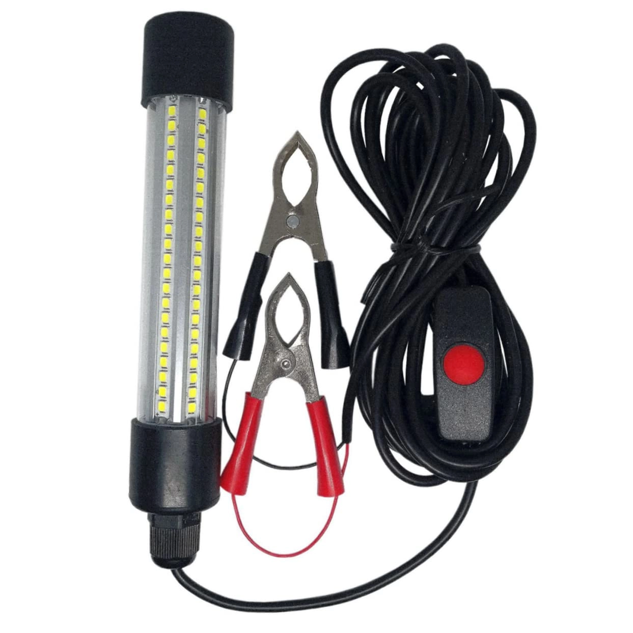 BESPORTBLE Underwater Fishing Light - 3pcs 14x2.5cm Red