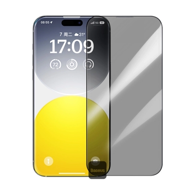 Baseus Sapphire - Privacy Screen Protector iPhone 16 Pro