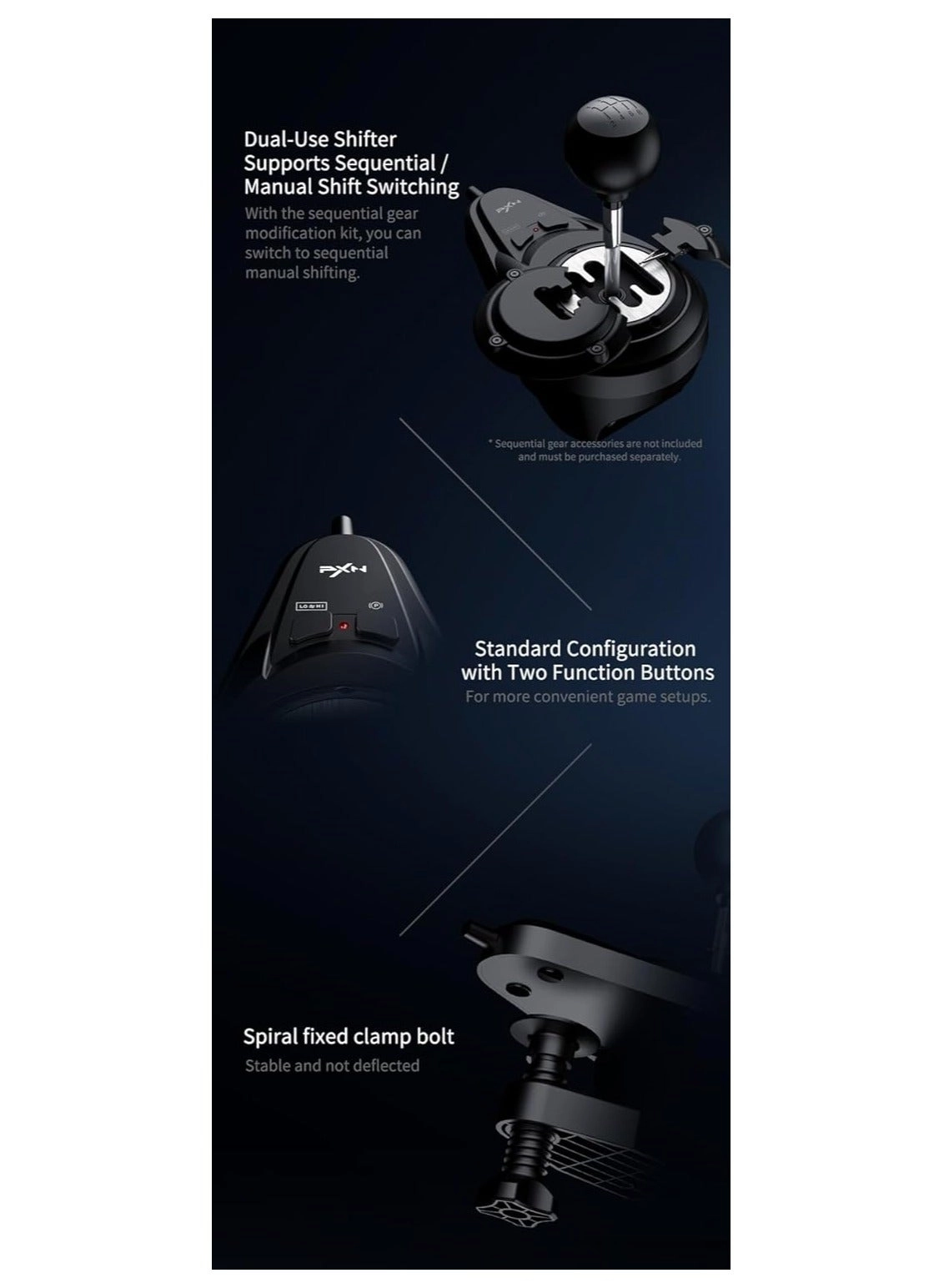 V99 Racing Wheel & Pedals - PC PS4 PS3 Xbox One Xbox Series X/S