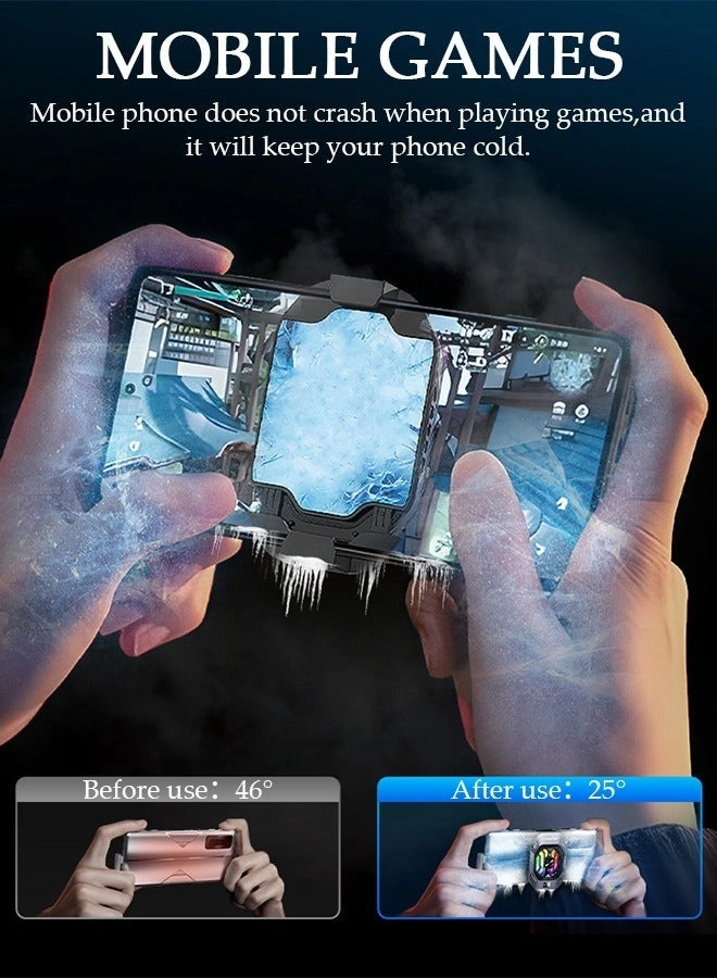 Phone Cooler - Semiconductor Cooling Chip 3-Gear Adjustable Stand