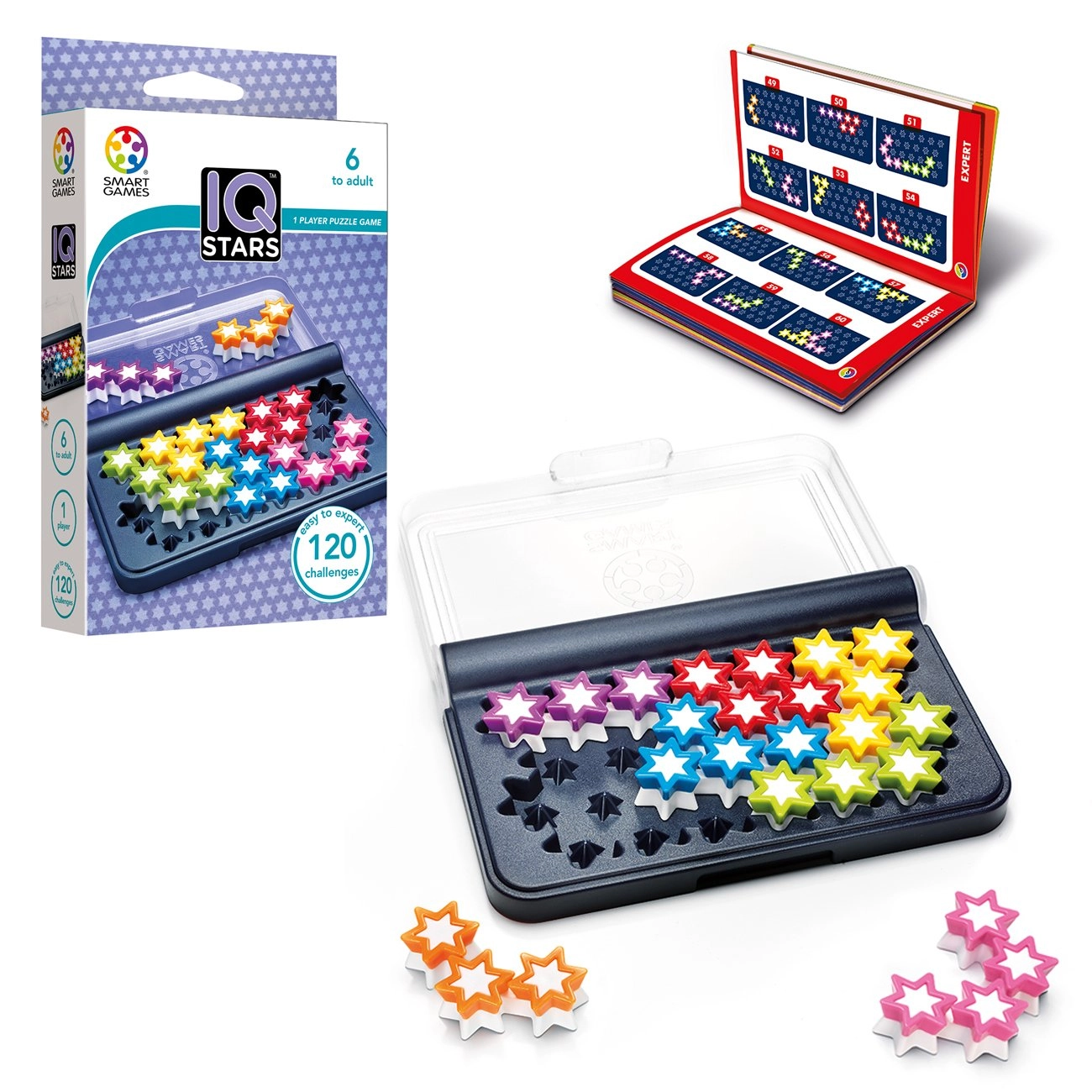 SmartGames IQ-Stars Puzzle (SG 411) - 1 pcs