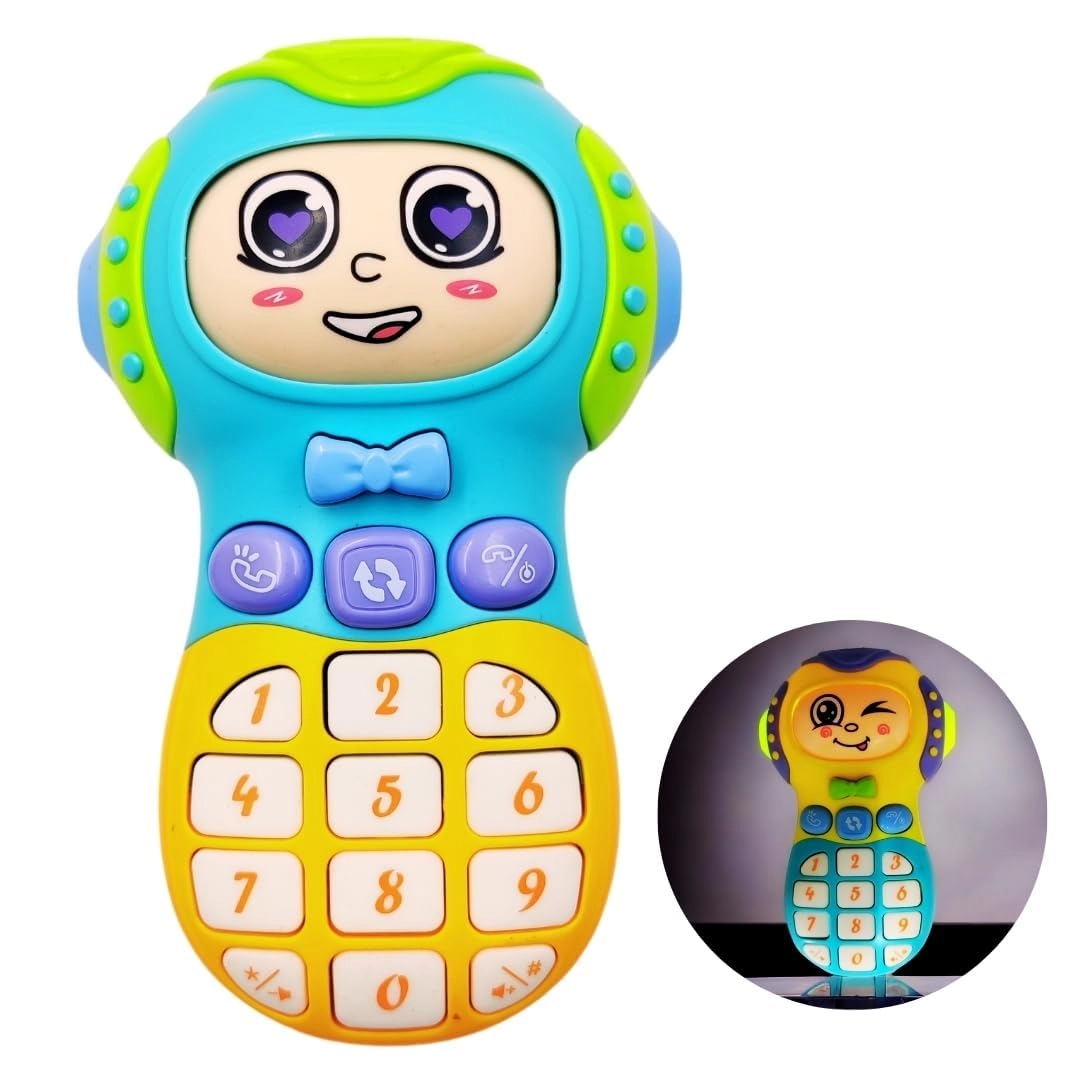 PLUSPOINT Baby Telephone Toy - Light & Music Role-Play Fun & Learning (B0CLDWSFWF)