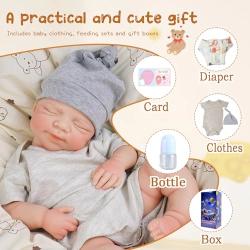 Reborn Baby Doll - 20 Inch Silicone Boy