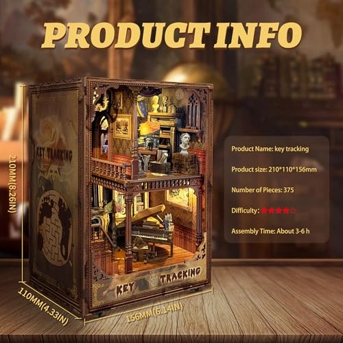 Book Nook Kit - Key Tracking 1:24