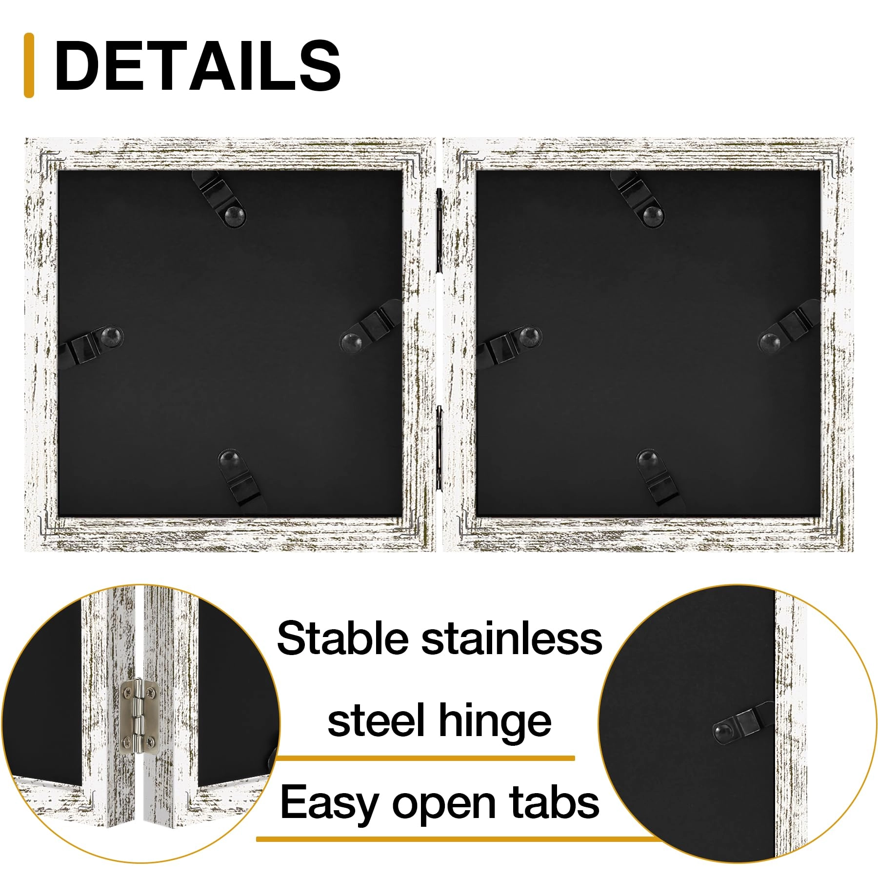 Double Picture Frame - 4x4 2.0 Count