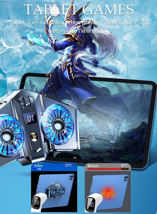 Phone Cooling Fan - Semiconductor Cooling RGB Lights