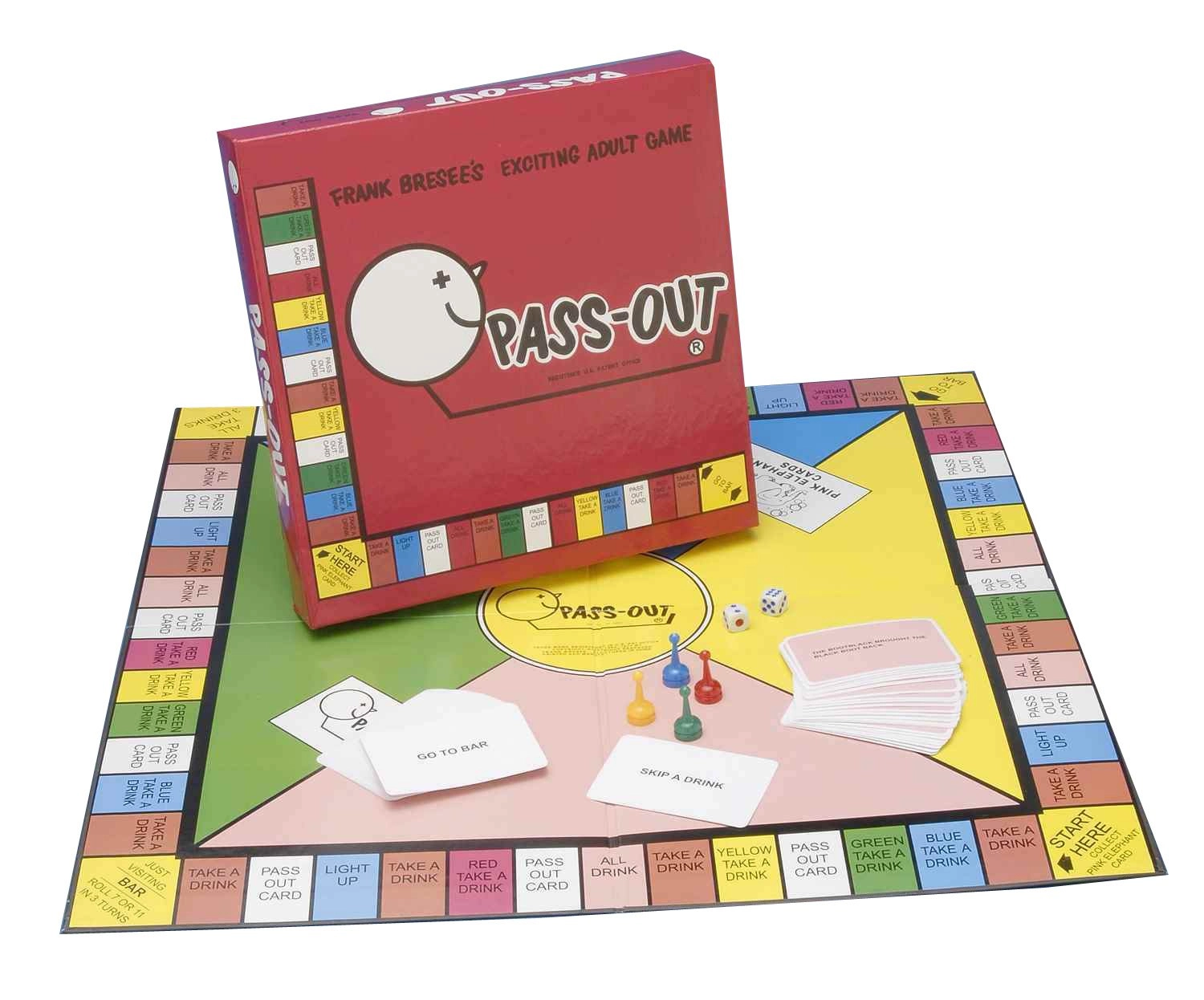 Forum Novelties Pass-Out Drinking Board Game - 1 piece(s)