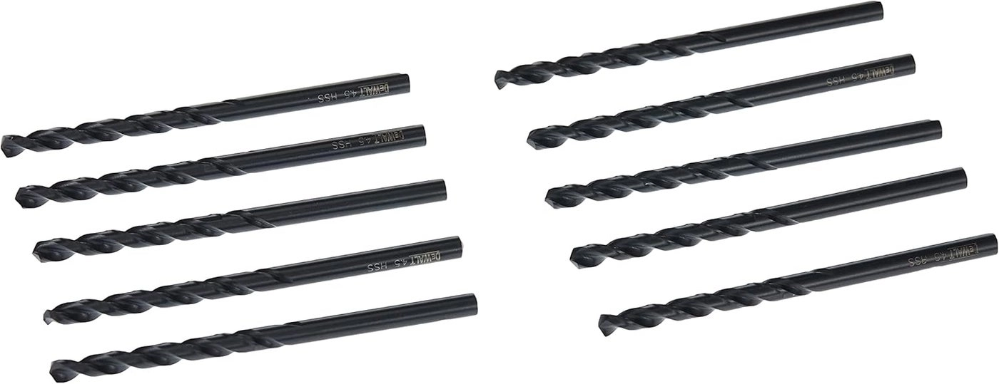 DeWALT HSS-G DRILL BIT - 4.5mm Pack of 10