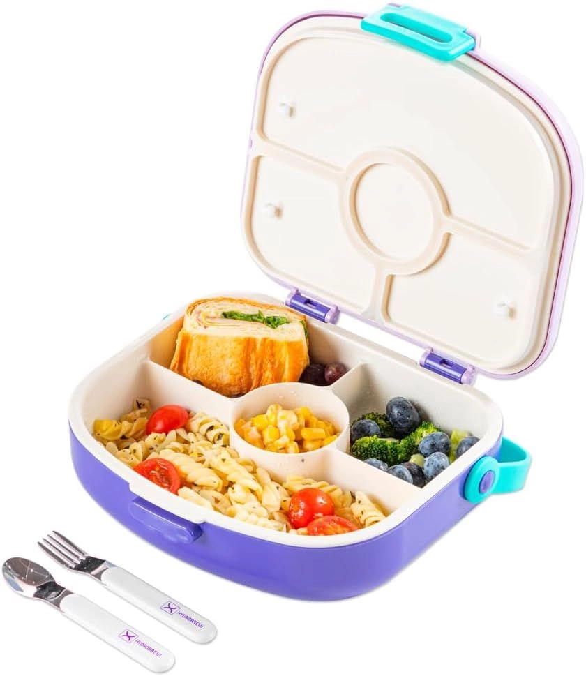 4 Compartment Bento Lunch Box - Cobalt 1300ml