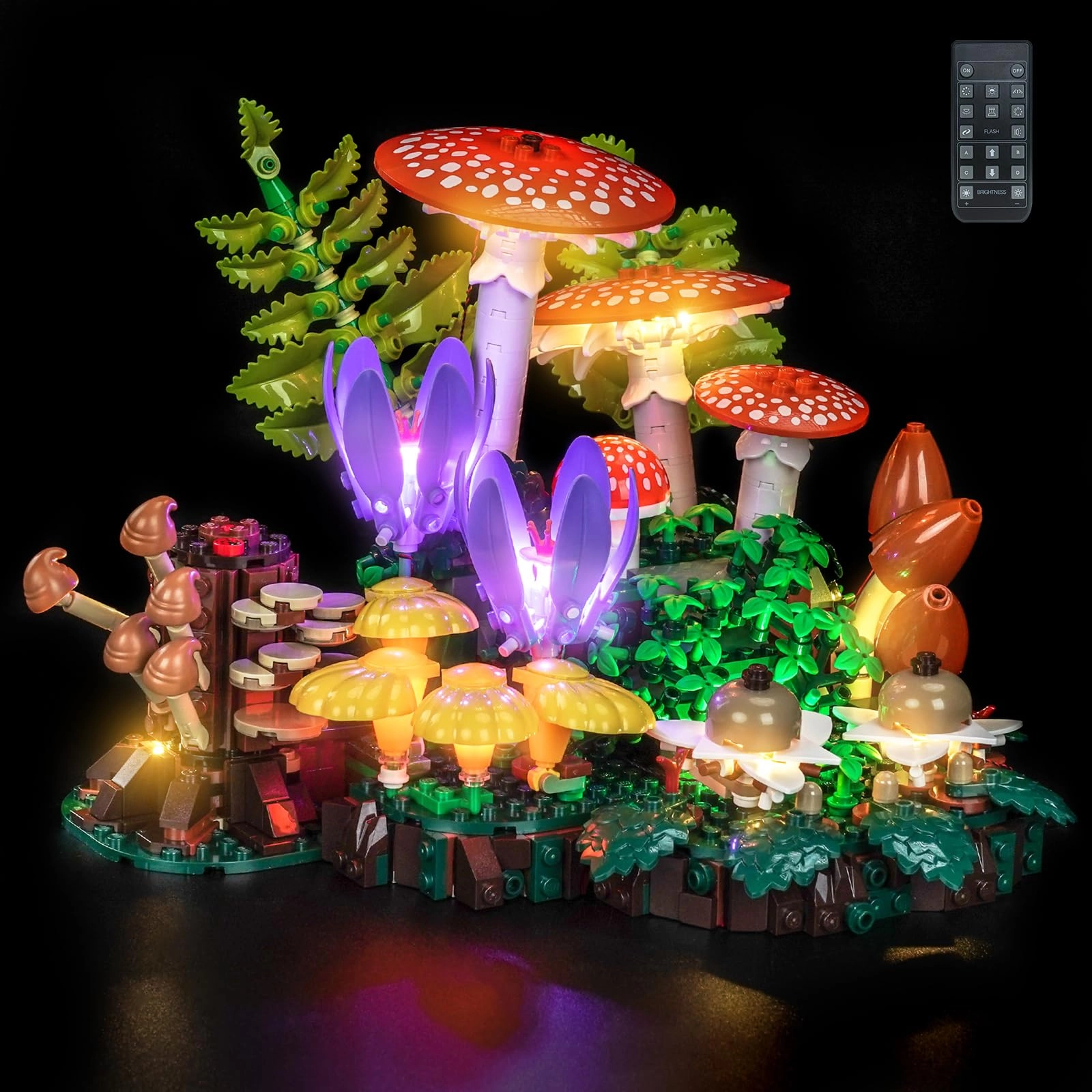 LocoLee Light kit Compatible with Lego Woodland Mushrooms 11505