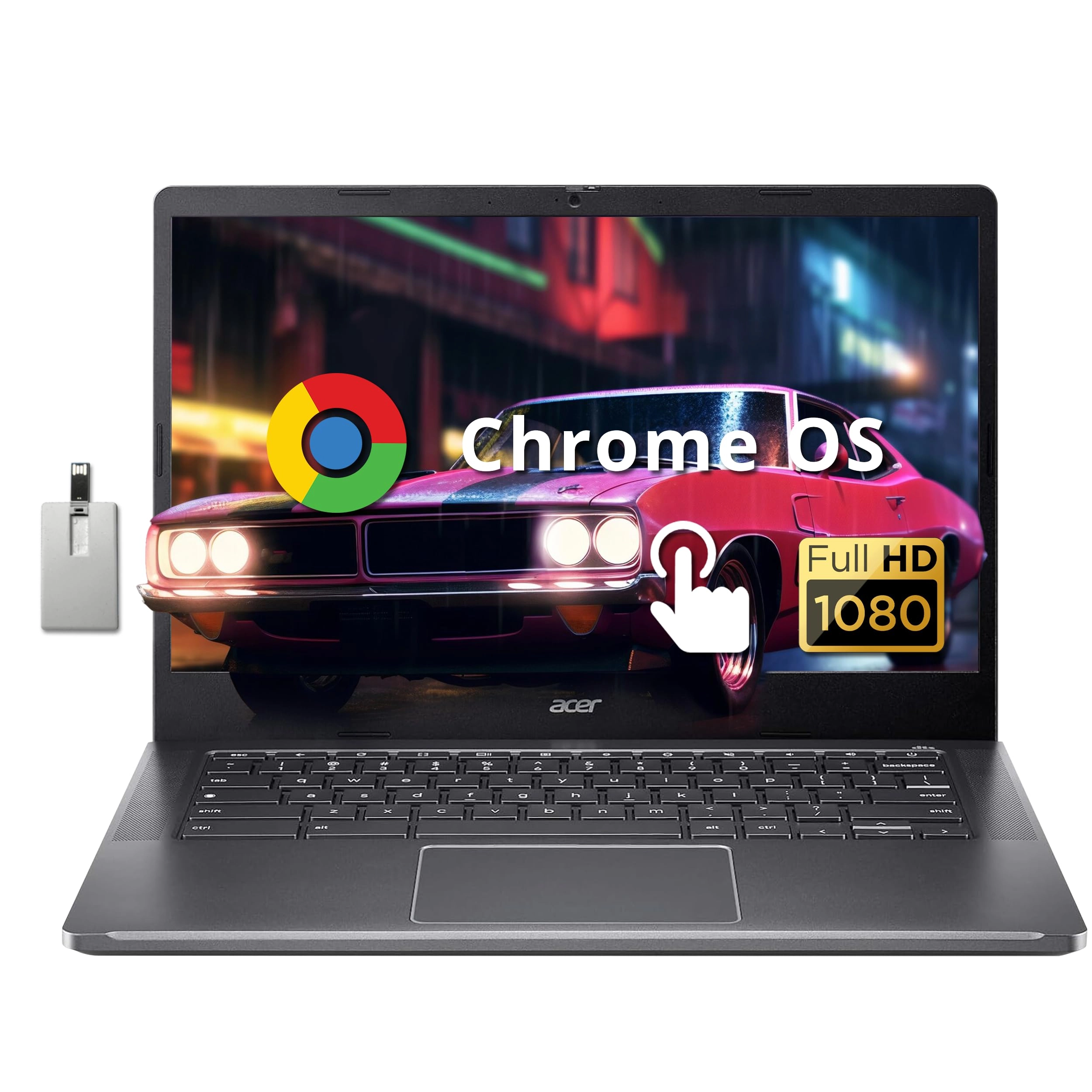 Chromebook Plus 514 CB514 - 14'' Core i3-N305 8GB DDR5 128GB SSD