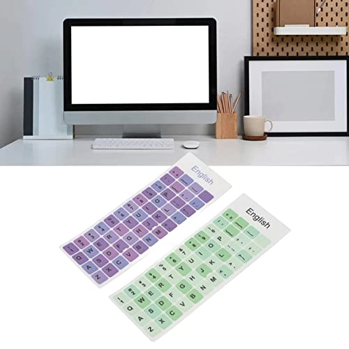 Keyboard Stickers - 2pcs English PVC