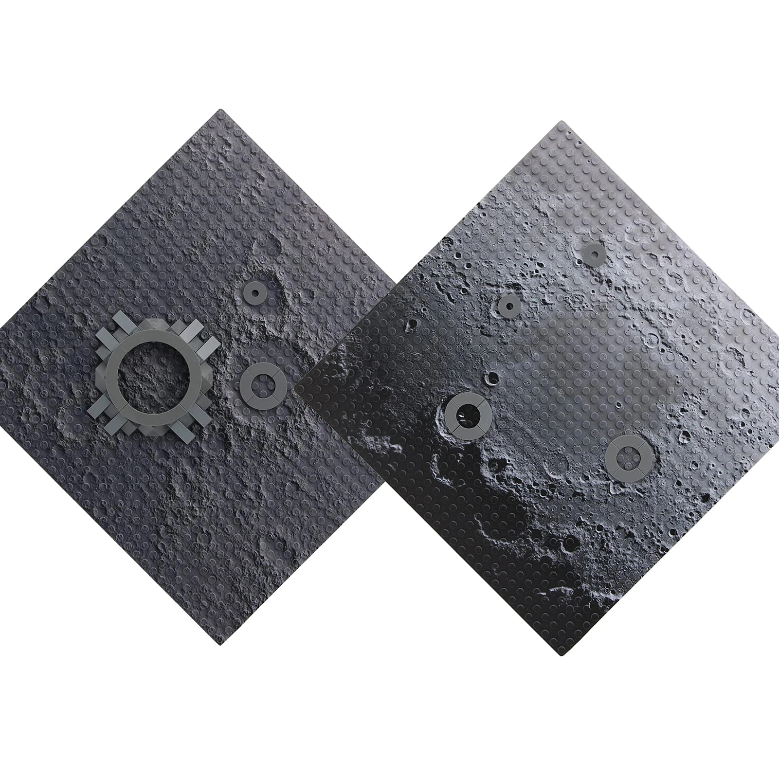 Moon Baseplate - 2pcs Space