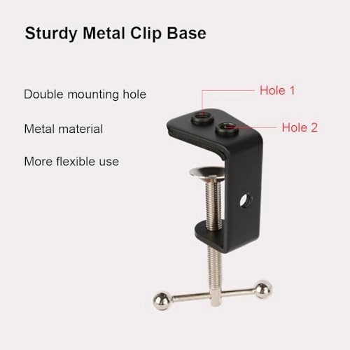 Microphone Bracket - Flexible Adjustable Clamp-on