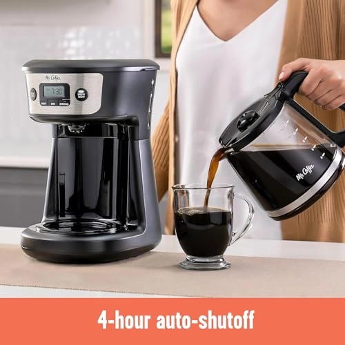Coffee Maker - 12 Cups Auto Pause Glass Carafe