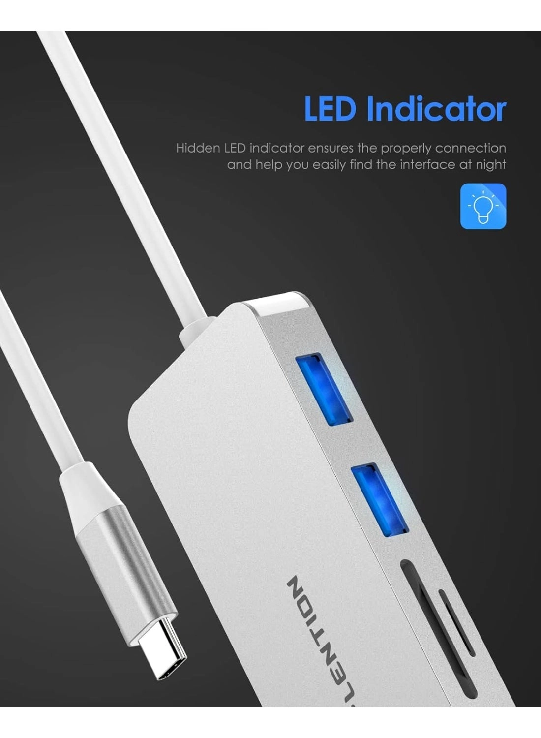 CB-CE18s - 8-in-1 USB-C Hub 4K@60Hz HDMI 100W PD