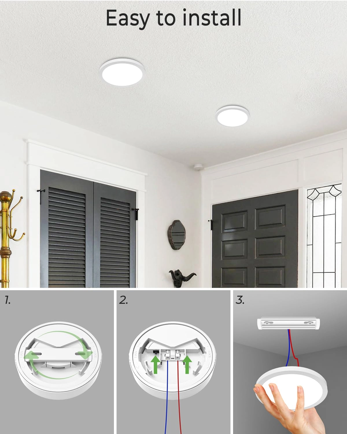 LED Ceiling Light - 3000/4000/6500K Pack