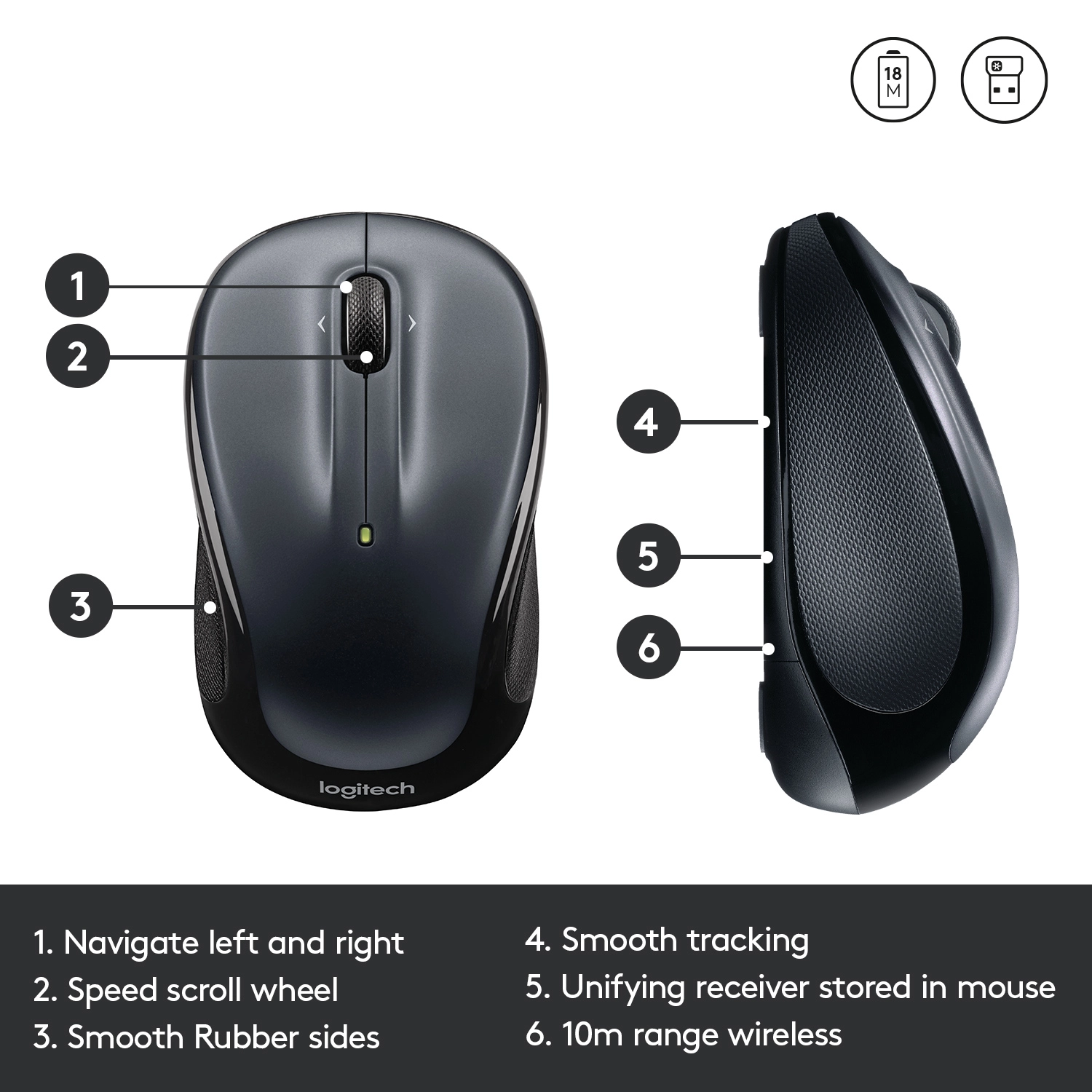 M325c Color Collection Mouse - Wireless