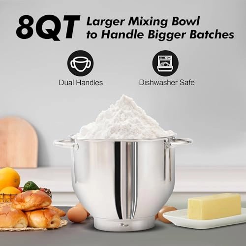 Stand Mixer - 8 Quarts 900 watts